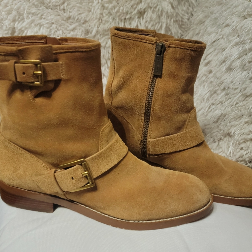 Michael kors suede ankle Boot excellent very cleen 9color  tan - Picture 6 of 16